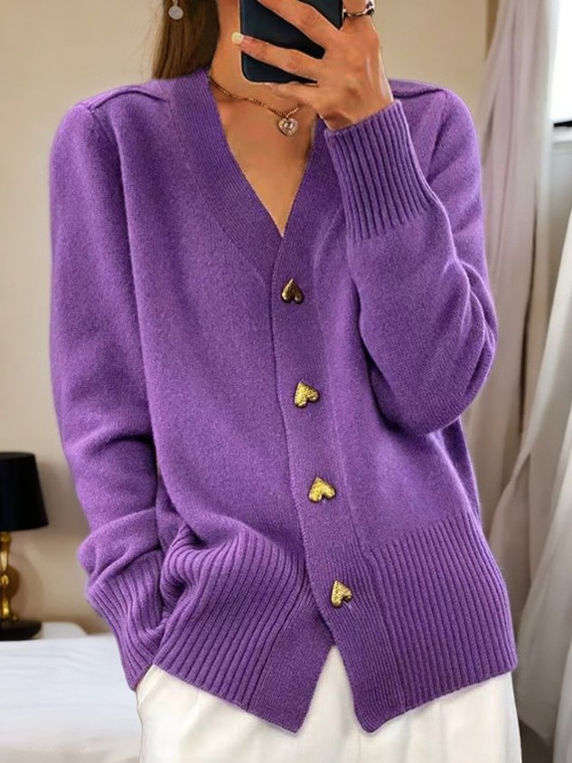 Eliana | Cardigan Elegante de Tricô