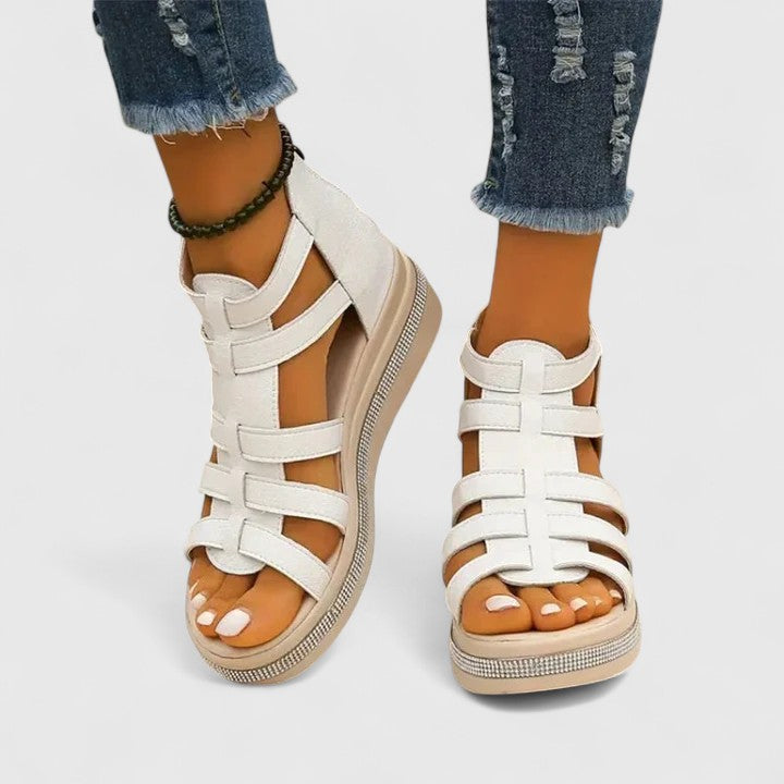 Kendall | Sandalias Ortopédicas con Strass