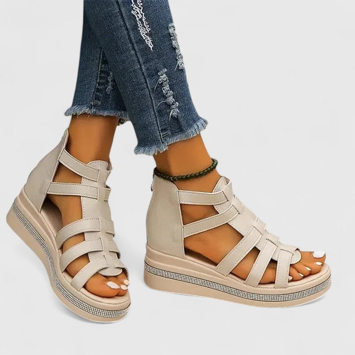 Kendall | Sandalias Ortopédicas con Strass