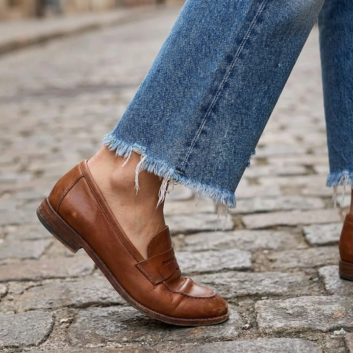 Aberjean™ | Jeans rectos cortos retro