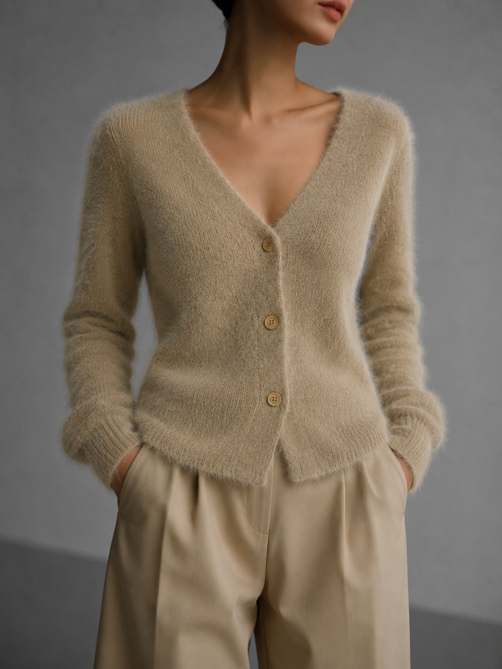 Bea | Women Oversized Button Up Cardigan